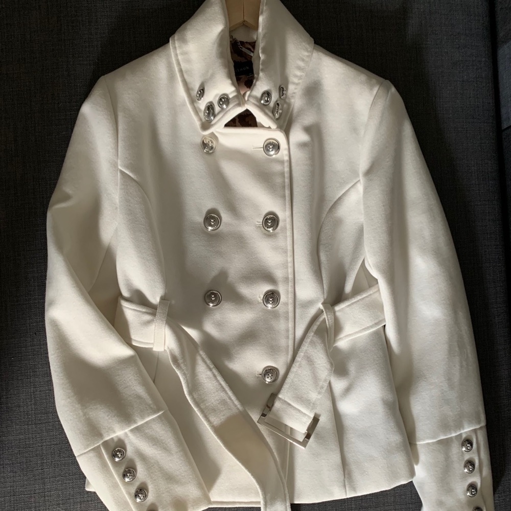 Classic black rivet coat